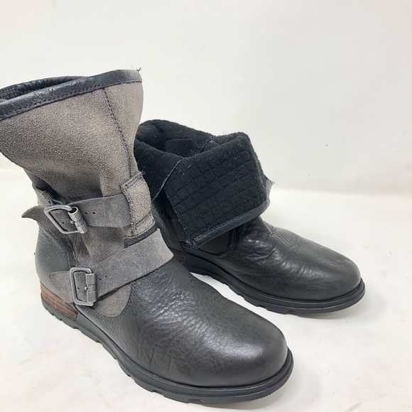 Sorel Major Moto Boots 7 A7 - Picture 6 of 6